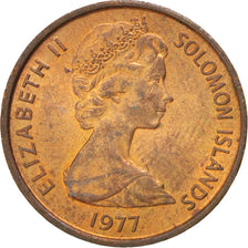 SOLOMON ISLANDS, Cent, 1977, KM #1, MS(63), Bronze, 17.53, 2.60