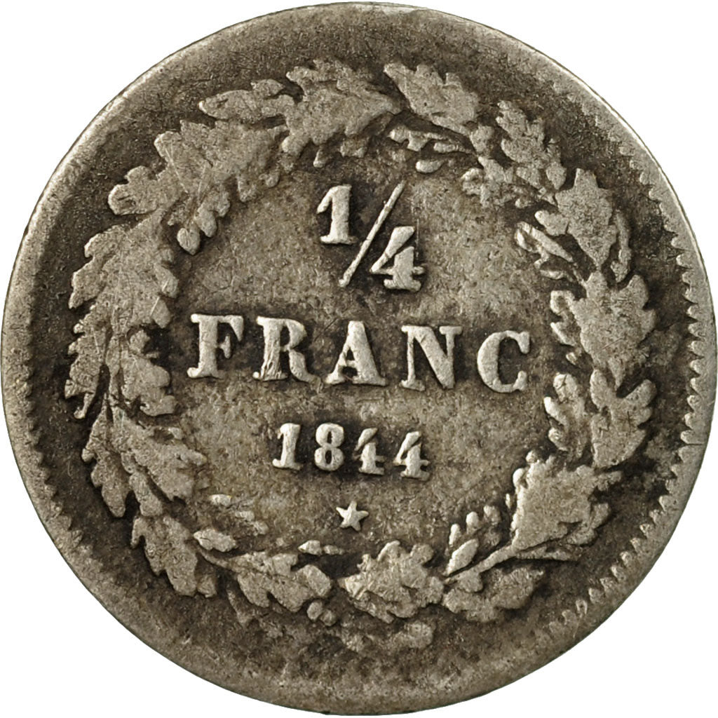 Monnaie, Belgique, Leopold I, 1/4 Franc, 1844, TB+, Argent, KM:8