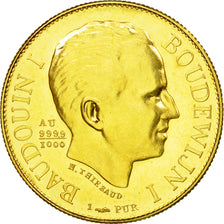 Belgium, Medal, Baudouin I, 1980, MS(60-62), Gold