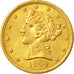 Moneda, Estados Unidos, Coronet Head, $5,1899, Philadelphia, MBC+, KM 101