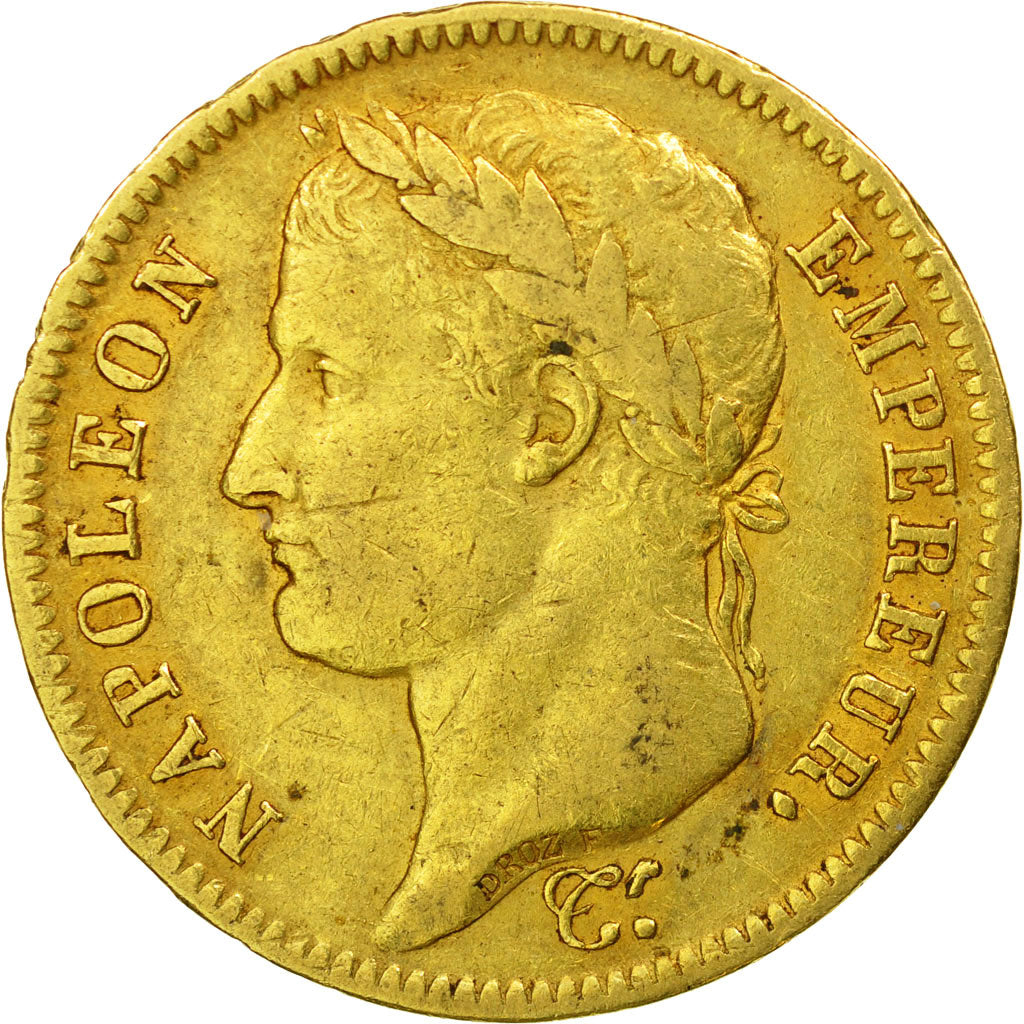Coin, France, Napoléon I, 40 Francs, 1813, Paris, EF(40-45), Gold, KM:696.1