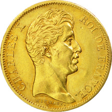 Monnaie, France, Charles X, 40 Francs, 1828, Paris, TTB,Or,Gadoury:1105,KM 721.1