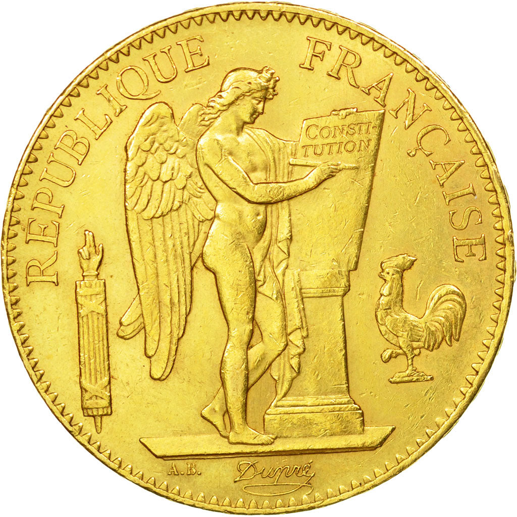Münze, Frankreich, Génie, 100 Francs, 1882, Paris, SS+, Gold, KM:832