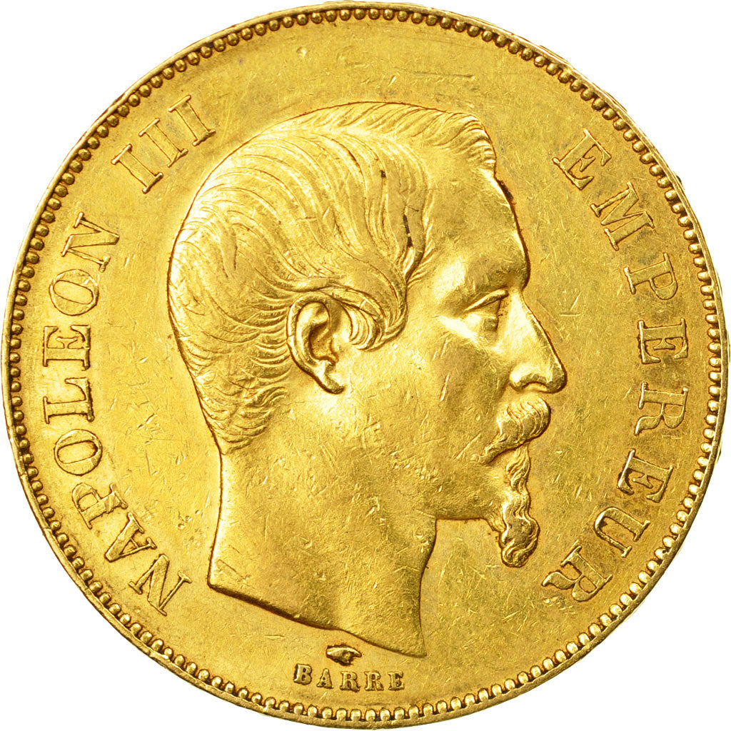 Monnaie, France, Napoleon III, 50 Francs, 1856, Paris, TTB+,Or,KM 785.1,Gad 1111