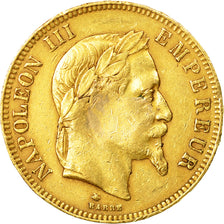Coin, France, Napoleon III, 100 Francs, 1869, Paris, VF(20-25), Gold, KM 802.1
