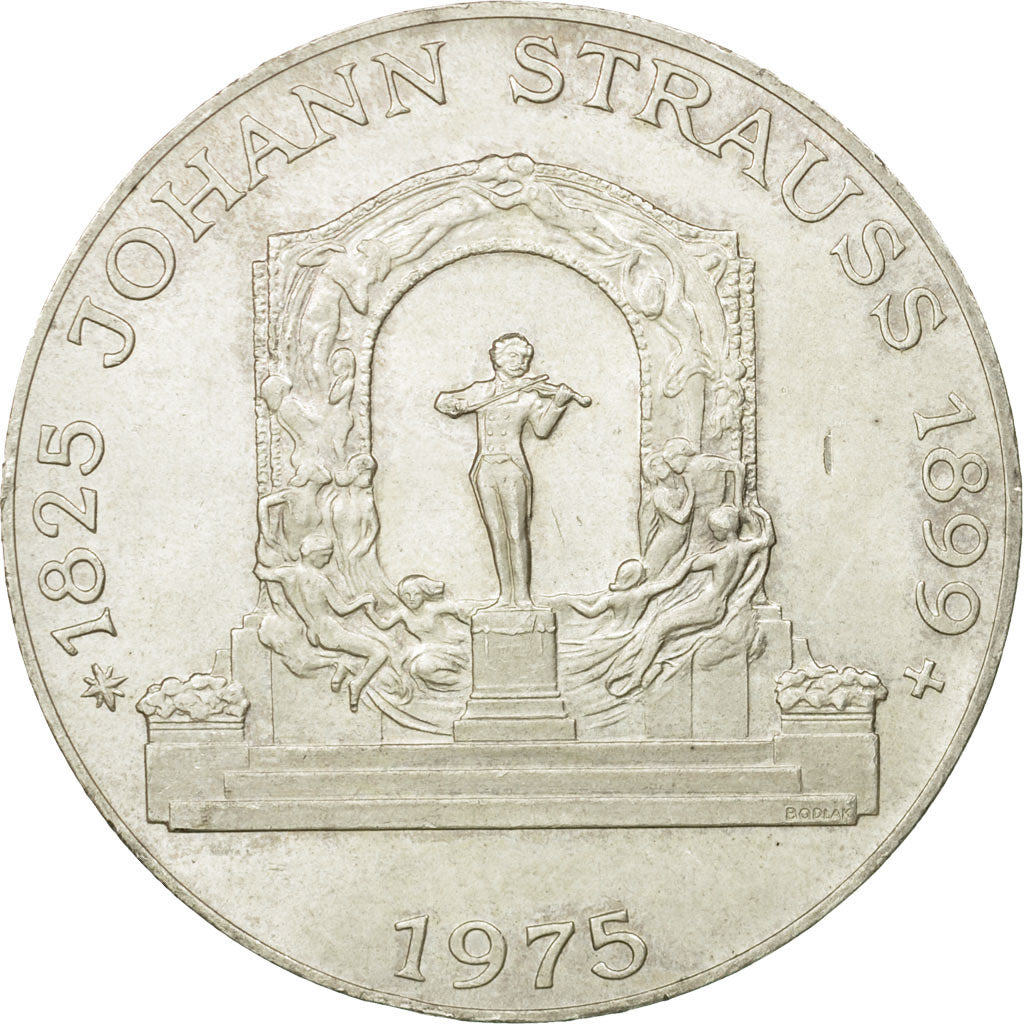 Coin, Austria, 100 Schilling, 1975, AU(55-58), Silver, KM:2923