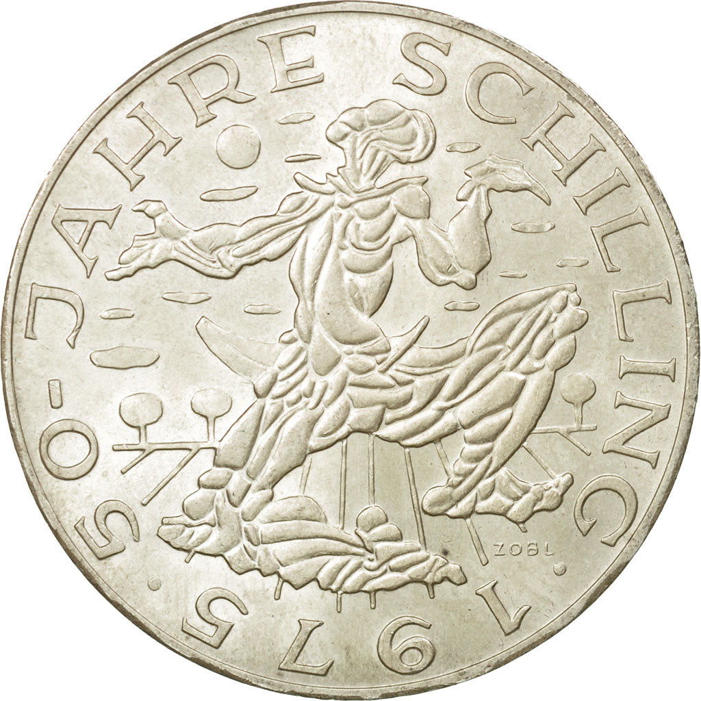 Coin, Austria, 100 Schilling, 1975, AU(55-58), Silver, KM:2925