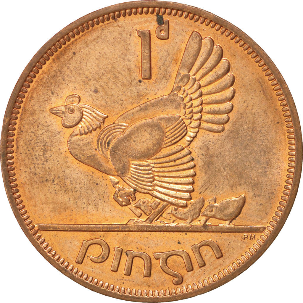 Coin, IRELAND REPUBLIC, Penny, 1968, MS(63), Bronze, KM:11
