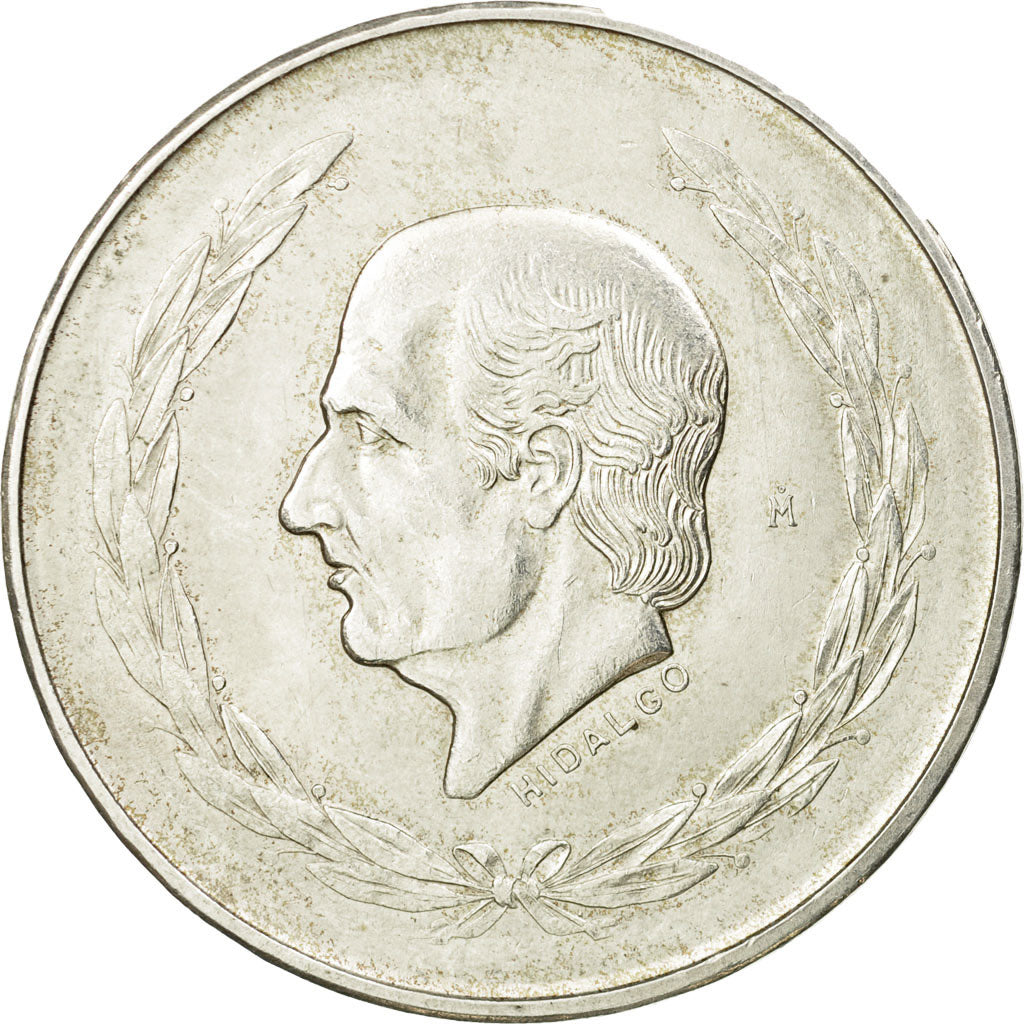 Coin, Mexico, 5 Pesos, 1953, Mexico City, MS(60-62), Silver, KM:467
