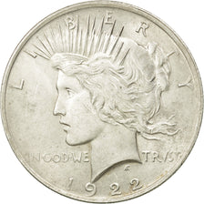 Moneda, Estados Unidos, Peace Dollar, 1922, Philadelphia, MBC+, KM 150