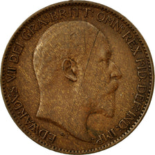 Coin, Great Britain, Edward VII, Farthing, 1906, AU(50-53), Bronze, KM:792