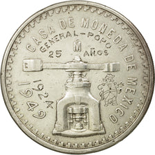 Moneta, Messico, Onza, 1949, BB, Argento, KM:M49a