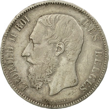 Coin, Belgium, Leopold II, 5 Francs, 5 Frank, 1868, EF(40-45), Silver, KM:24