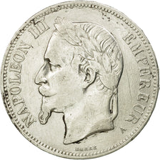 Coin, France, Napoleon III, 5 Francs, 1870, Paris, EF(40-45), KM 799.1