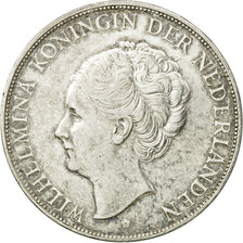 Coin, Netherlands, Wilhelmina I, 2-1/2 Gulden, 1938, EF(40-45), Silver, KM:165