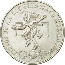 Coin, Mexico, 25 Pesos, 1968, Mexico City, AU(55-58), Silver, KM:479.1