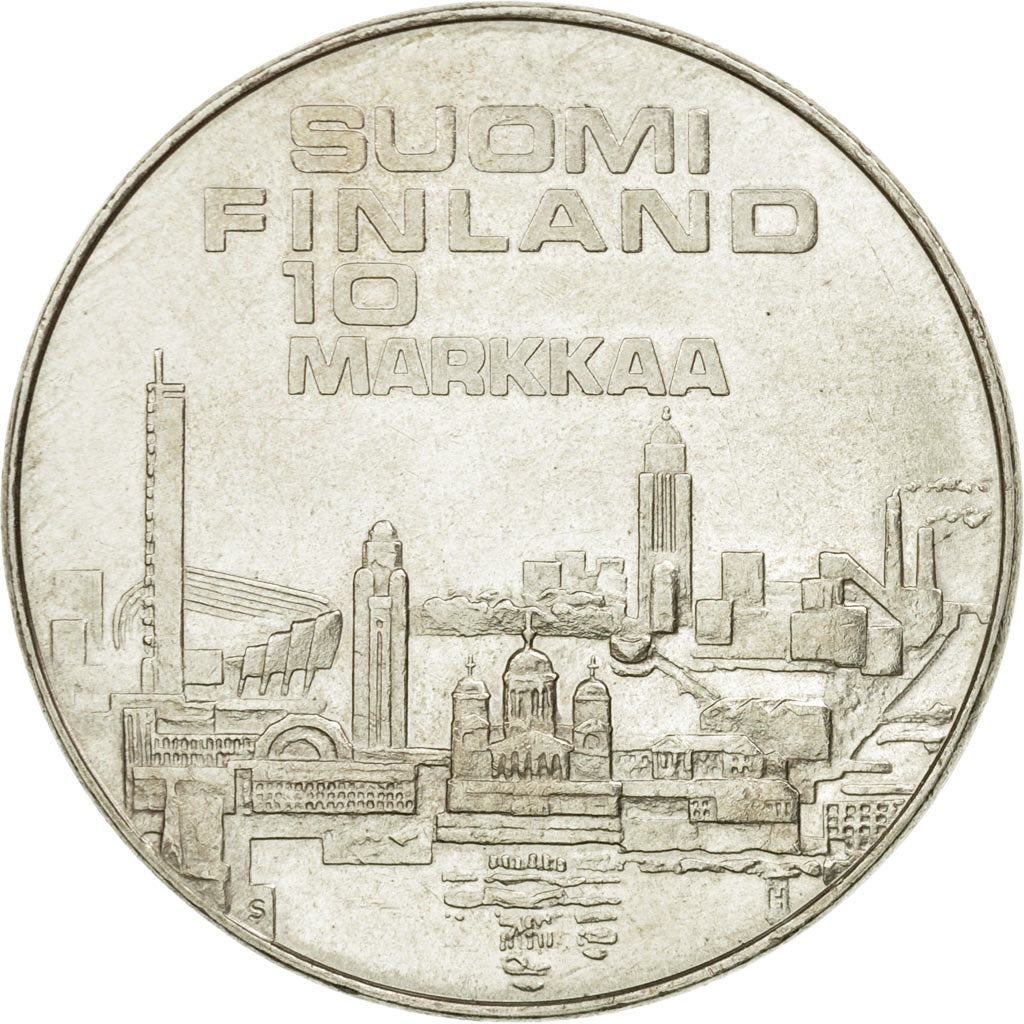Coin, Finland, 10 Markkaa, 1971, MS(60-62), Silver, KM:52