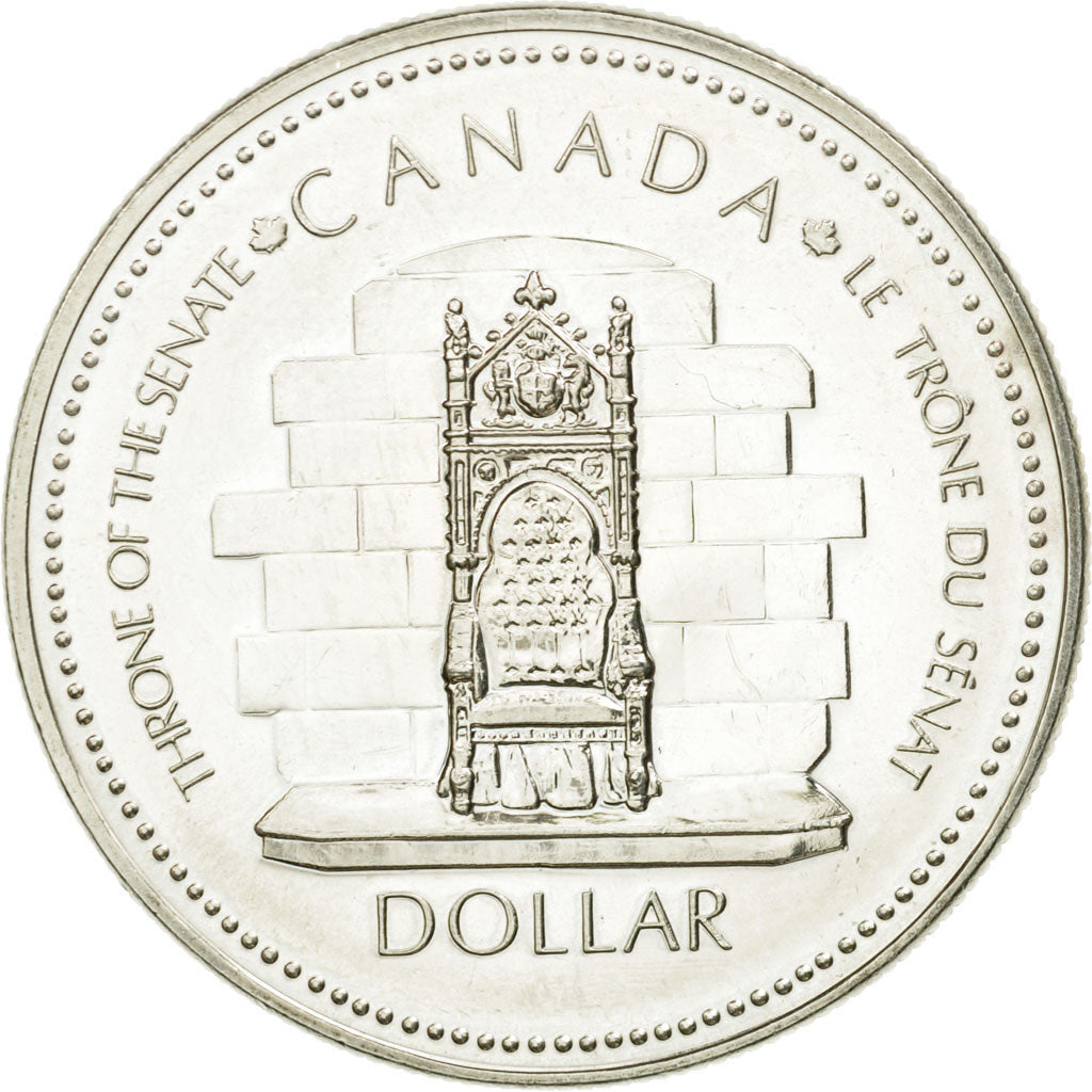 Moneda, Canadá, Elizabeth II, Dollar, 1977, Ottawa, MBC+, KM 118