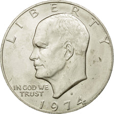 Coin, United States, Eisenhower Dollar, 1974, San Francisco, AU(55-58), KM 203a