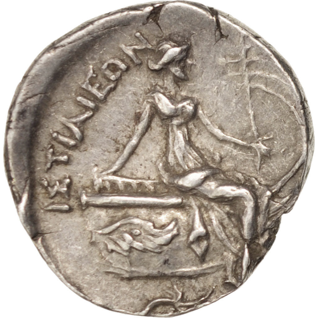 Euboea, Hystier (196-146 BC), Tetrobol, AU(55-58), Silver, BMC #61, 2.27