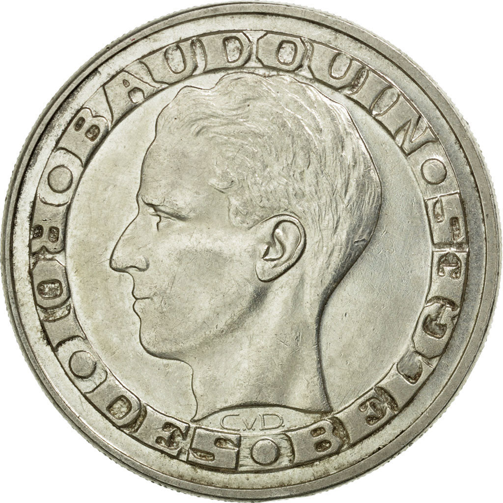 Coin, Belgium, 50 Francs, 50 Frank, 1958, AU(55-58), Silver, KM:151.1