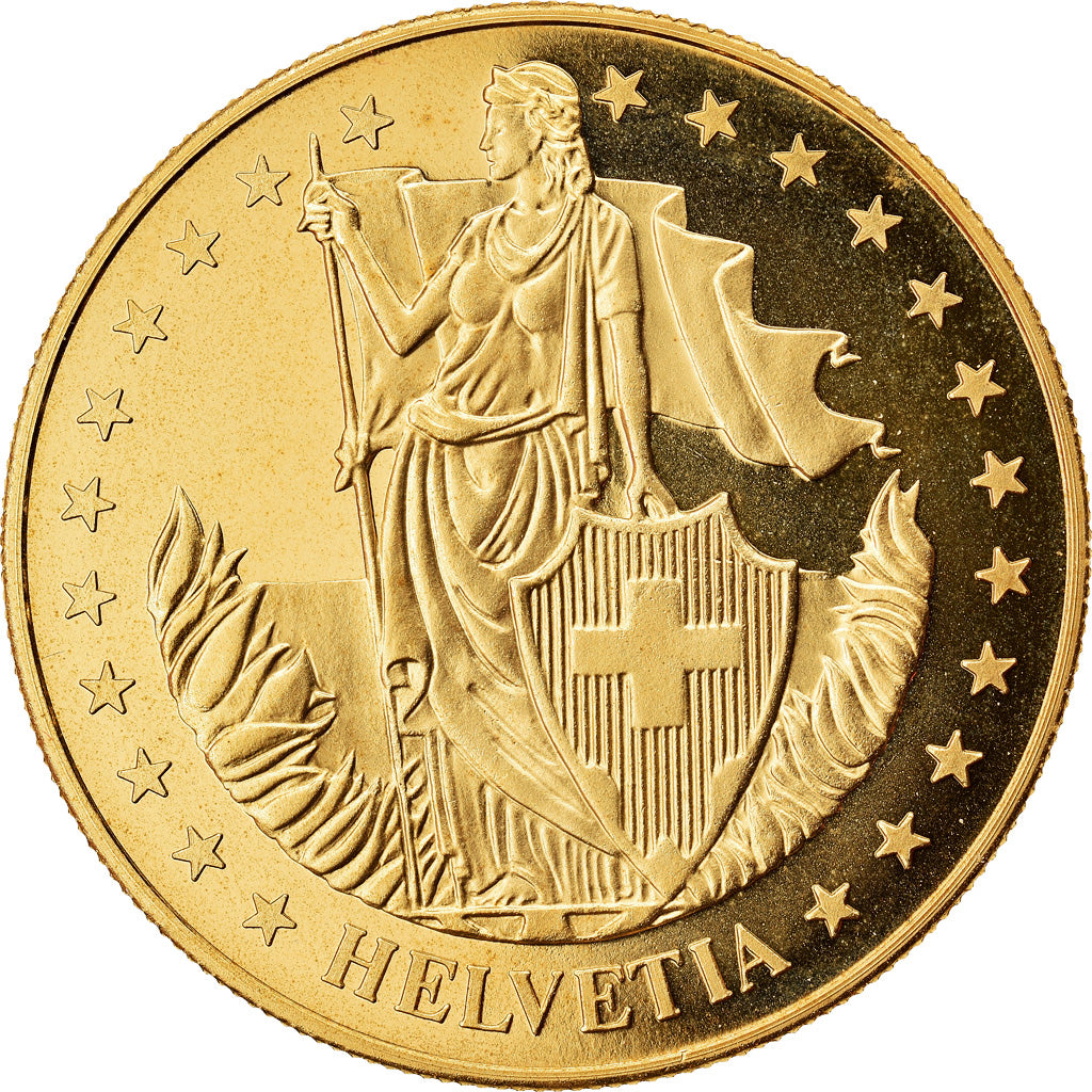 Schweiz, Medaille, Albert Einstein, Sciences & Technologies, UNZ+, Copper-Nickel