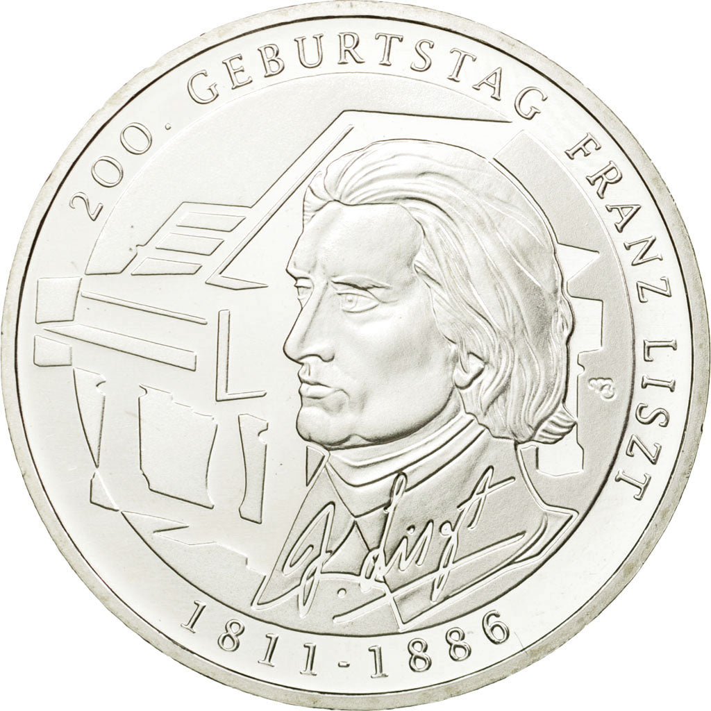GERMANY - FEDERAL REPUBLIC, 10 Euro, 2011, MS(63), Silver, KM:295