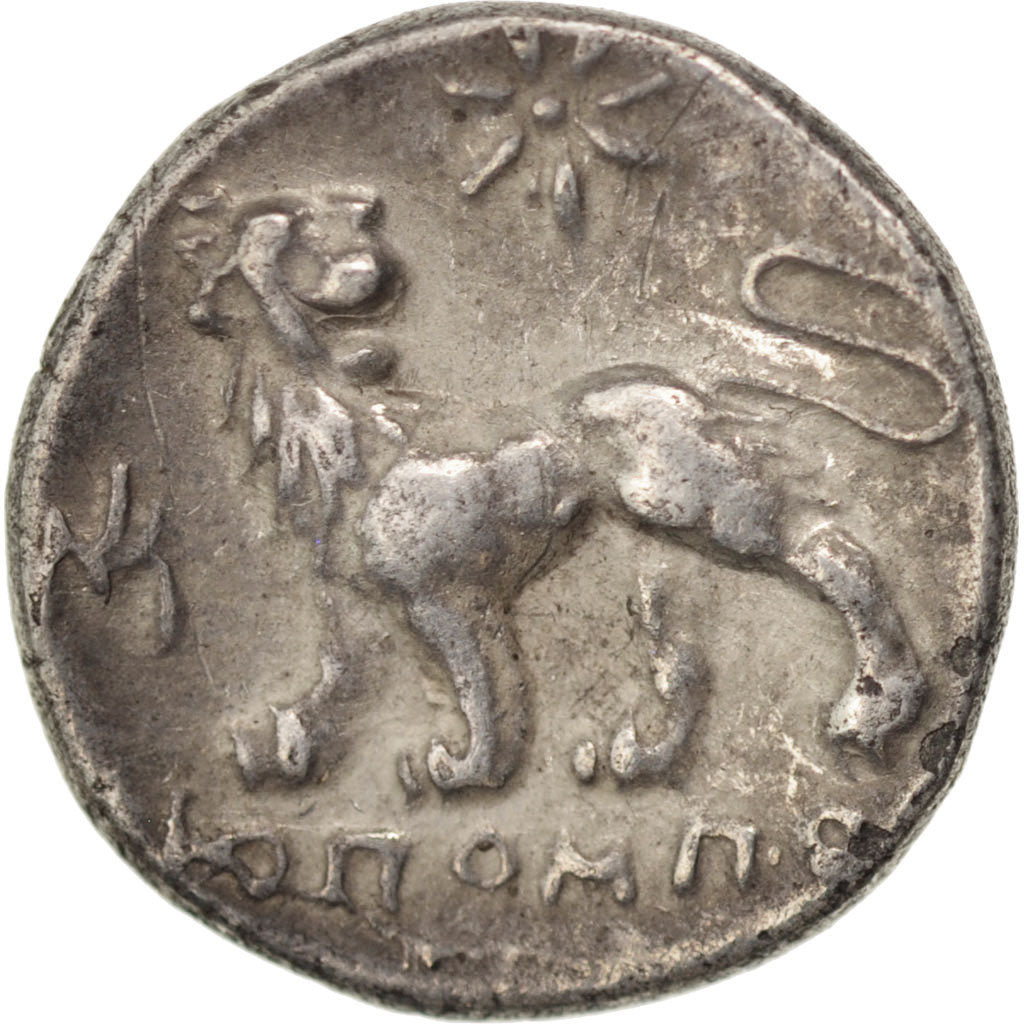 Ionia, Miletos, Hemidrachm, Miletos, AU(55-58), Silver, 1.62