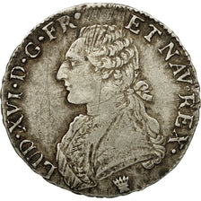 Moneda, Francia, Louis XVI, Écu aux branches d'olivier,1784,Limoges,BC+,KM 564.7