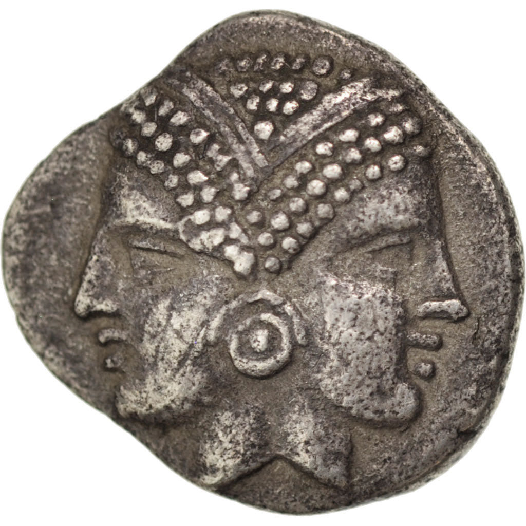 Monnaie, Mysie, Lampsakos, Athena, Diobole, Lampsaque, TTB, Argent