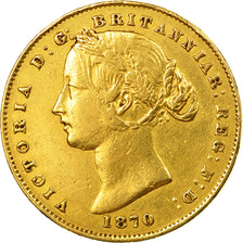 Coin, Australia, Victoria, Sovereign, 1870, Sydney, EF(40-45), Gold, KM:4