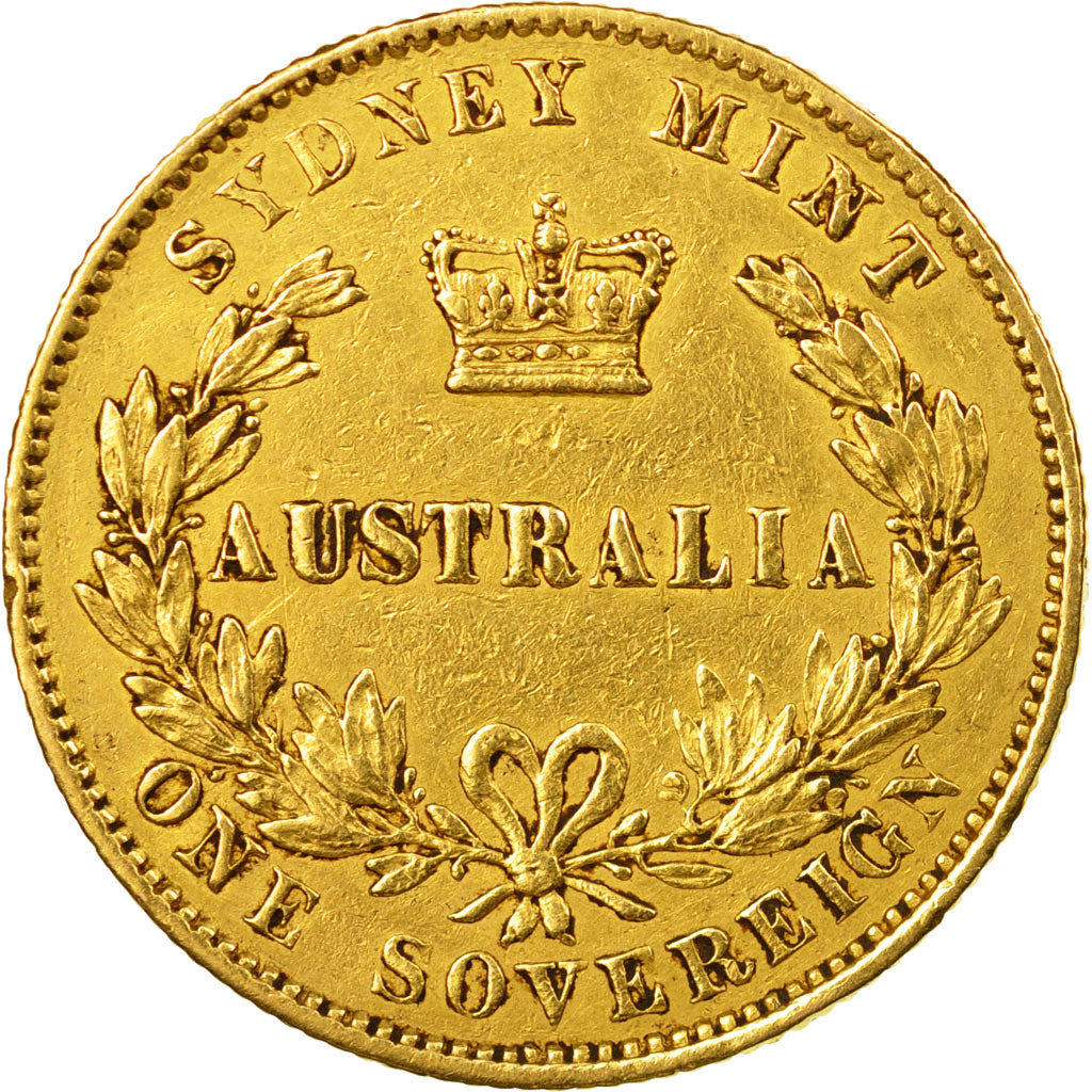 Coin, Australia, Victoria, Sovereign, 1870, Sydney, EF(40-45), Gold, KM:4