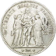 Monnaie, France, Hercule, 5 Francs, 1875, Paris,TTB,Argent,Gadoury:745a,KM 820.1