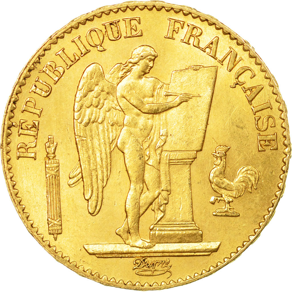 Coin, France, Génie, 20 Francs, 1879, Paris, AU(55-58), Gold, KM:825