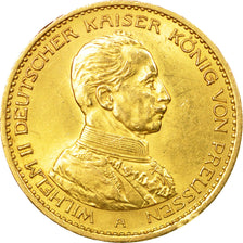 Coin, German States, PRUSSIA, Wilhelm II, 20 Mark, 1913,Berlin,AU(55-58),KM 537