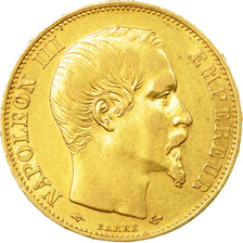 Coin, France, Napoleon III, 20 Francs, 1859, Paris, AU(50-53), Gold, KM 781.1