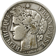 Coin, France, Cérès, 2 Francs, 1871, Paris, VF(30-35), Silver, KM:817.1
