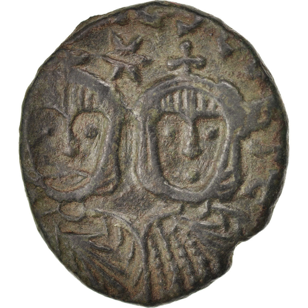 Monnaie, Theophilus 829-842, Follis, Syracuse, TTB+, Cuivre, Sear:1680
