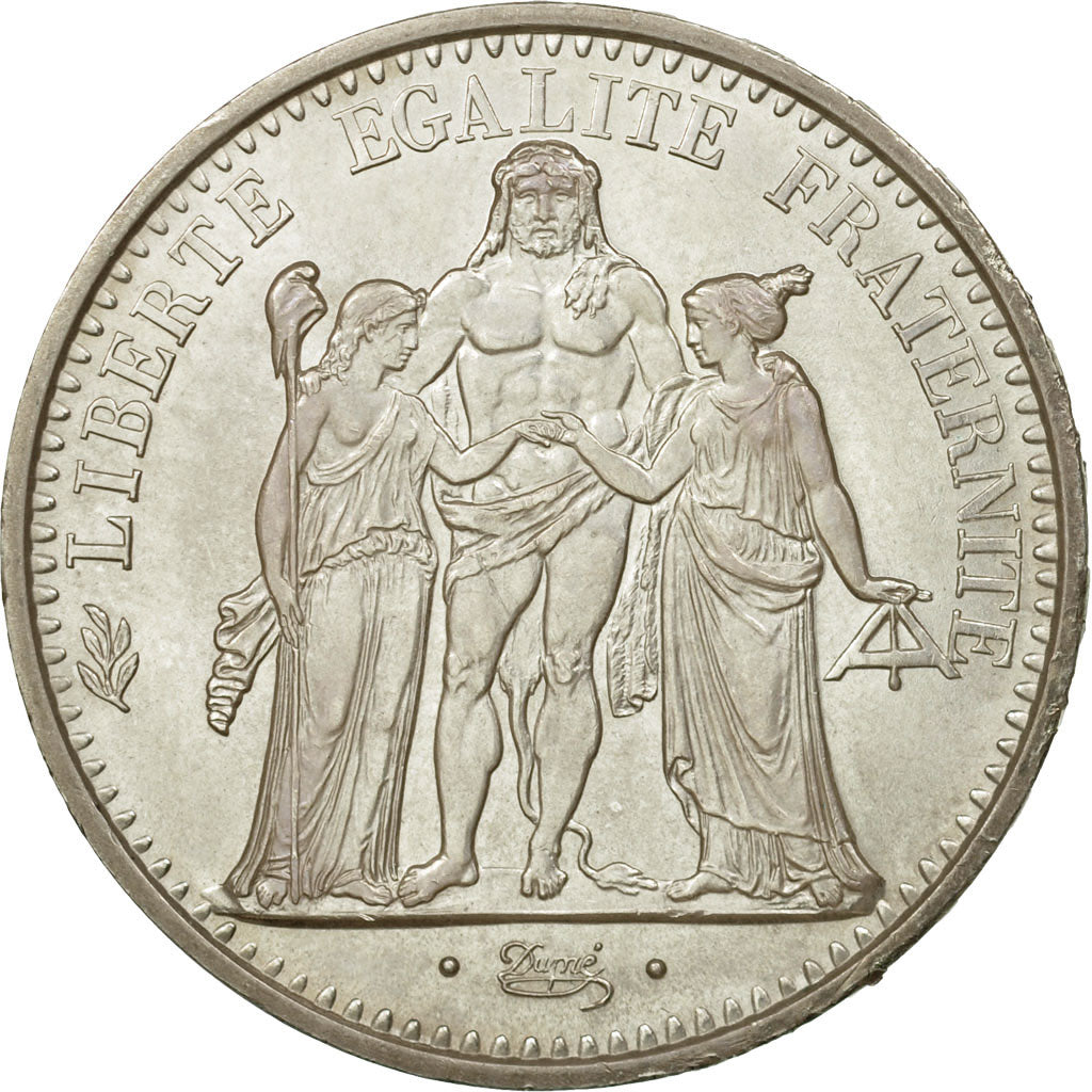 Coin, France, Hercule, 10 Francs, 1973, Paris, MS(60-62), Silver, KM:932