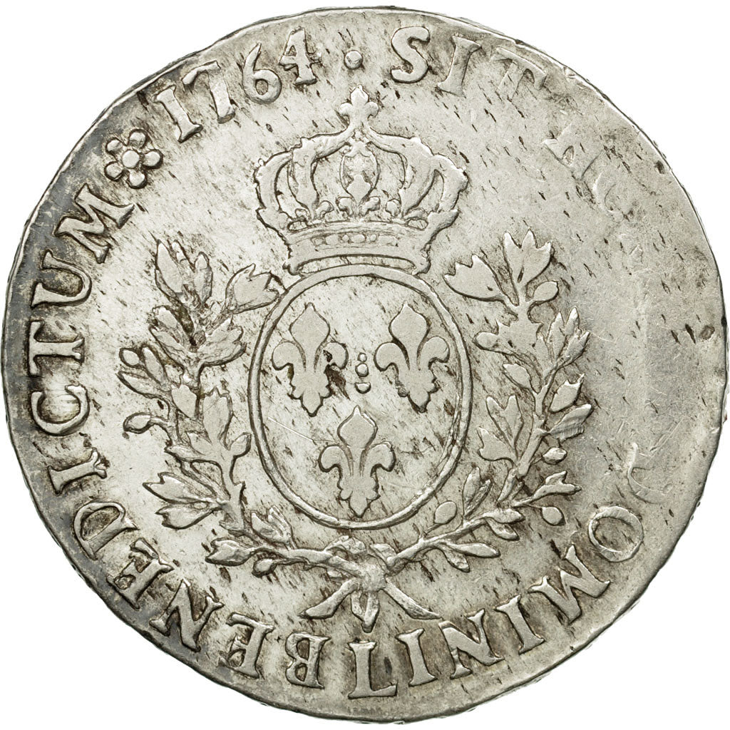 Münze, Frankreich, Louis XV, Écu au bandeau,1764, Bayonne, S+, Silber, KM 512.12