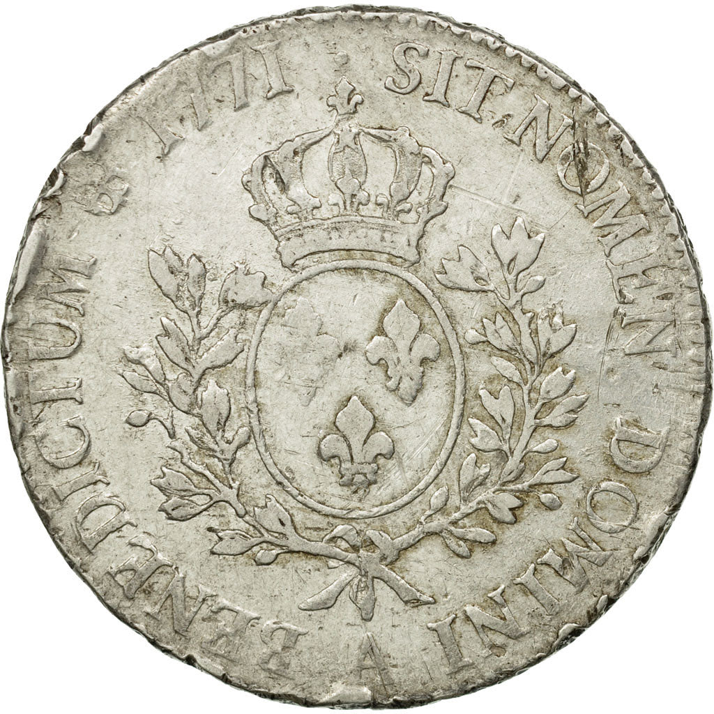 Monnaie, France, Louis XV, Écu à la vieille tête, 1771, Paris, TB+, KM 551.1