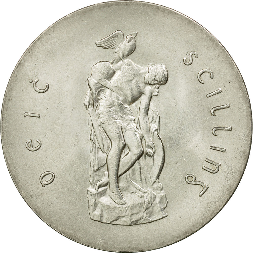 Moneda, REPÚBLICA DE IRLANDA, 10 Shilling, 1966, EBC+, Plata, KM:18