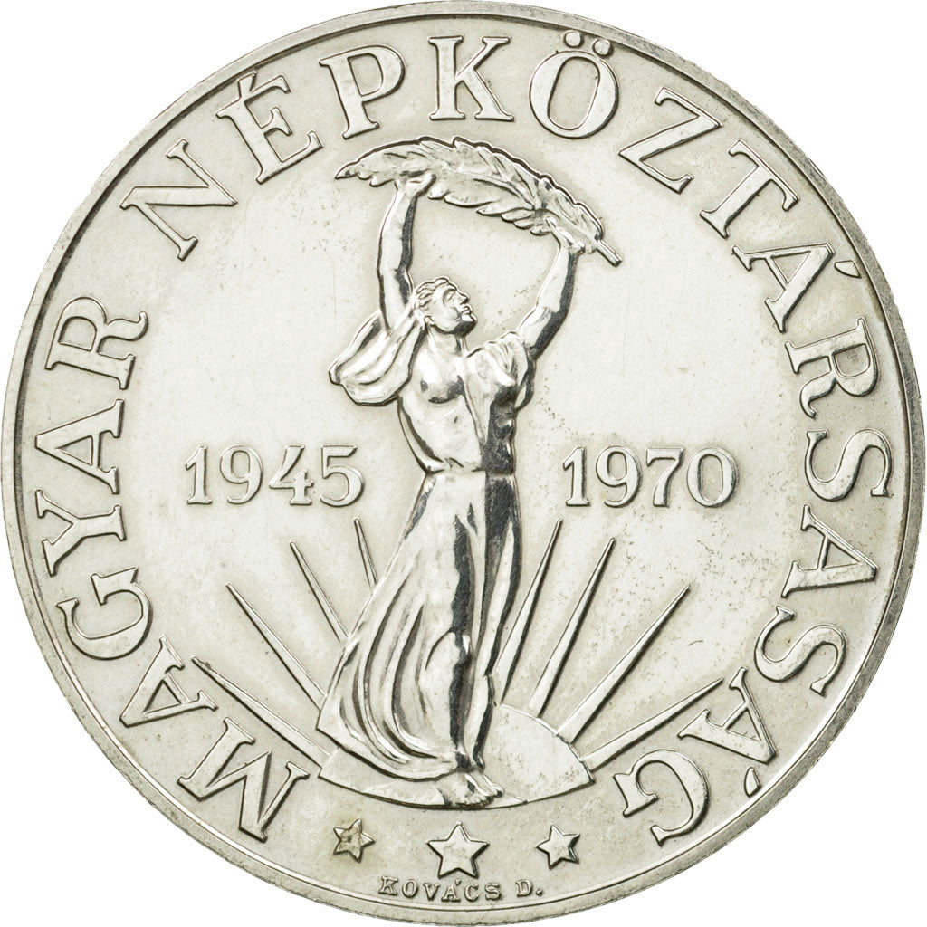 Coin, Hungary, 50 Forint, Otven, 1970, MS(60-62), Silver, KM:592