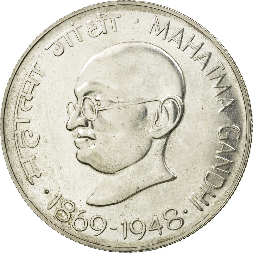 Coin, INDIA-REPUBLIC, 10 Rupees, 1969, MS(60-62), Silver, KM:185