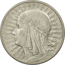Coin, Poland, 10 Zlotych, 1932, Warsaw, AU(55-58), Silver, KM:22
