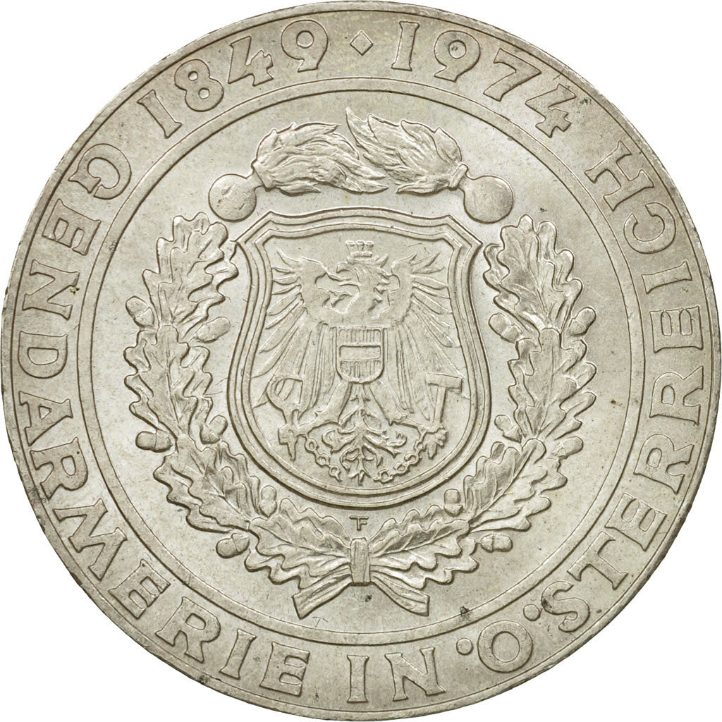 Coin, Austria, 50 Schilling, 1974, AU(55-58), Silver, KM:2920