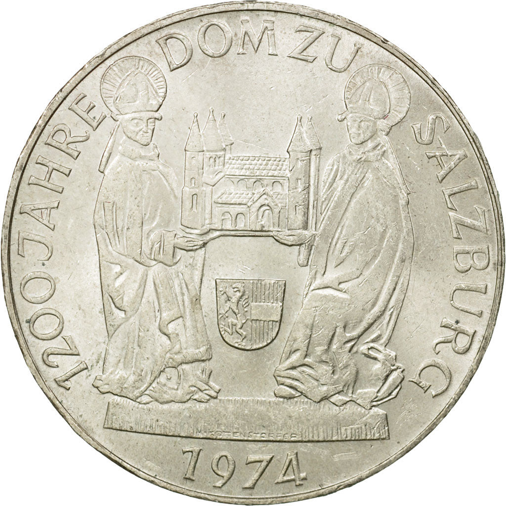 Coin, Austria, 50 Schilling, 1974, AU(55-58), Silver, KM:2921