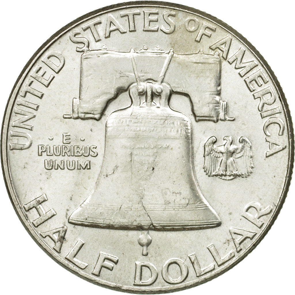 Coin, United States, Franklin Half Dollar, 1963, Philadelphia, MS(63), KM 199