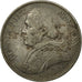 Moneta, DEPARTAMENTY WŁOSKIE, PAPAL STATES, Pius IX, 5 Lire, 1870, Rome