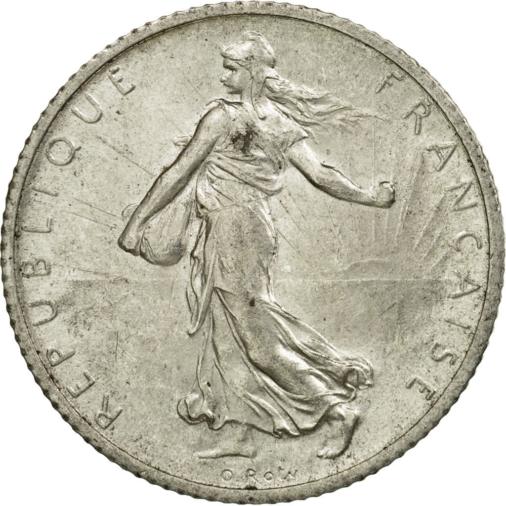 Coin, France, Semeuse, Franc, 1898, Paris, AU(55-58), Silver, KM:844.1